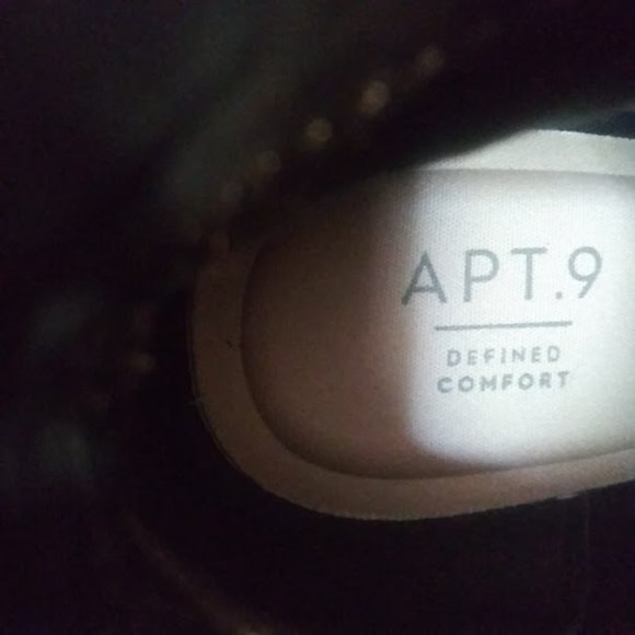 Apt 9 women's size 8 1/2 Black High Heel Ankle Boots - Picture 6 of 12